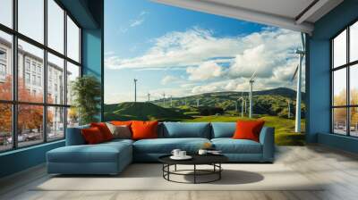 ニュージーランド　Te Apiti Wind Farm Wall mural